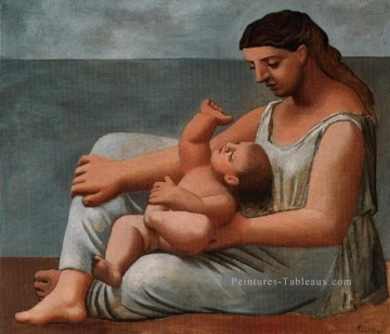  fan - Mother and Child 1921 Pablo Picasso